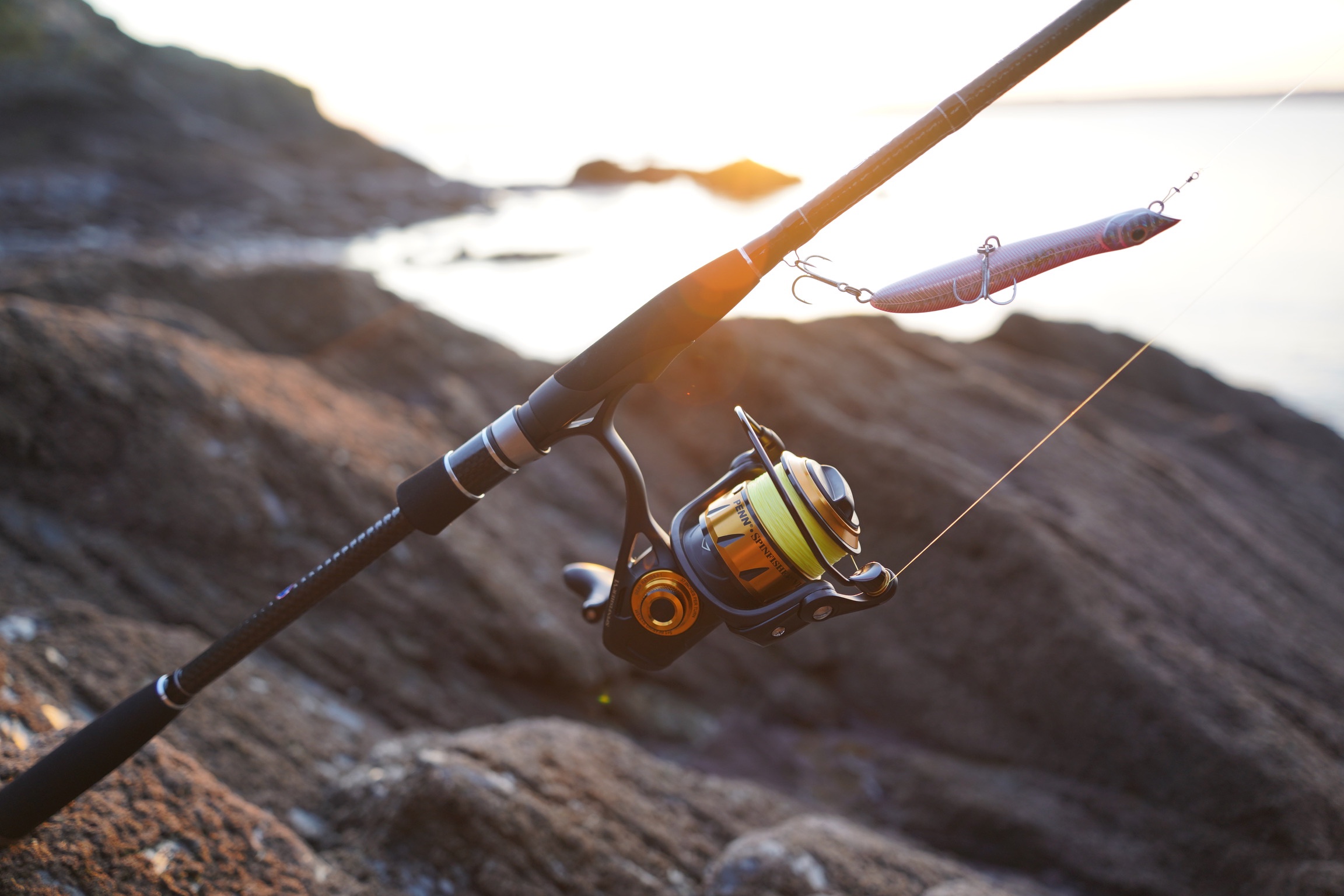 the best bass rod on the rocks 