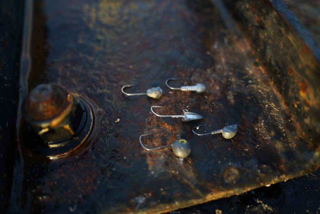 types of jig head for UK fishing