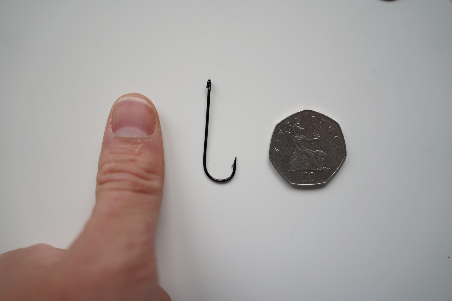 size 1 Aberdeen hook for flat fish