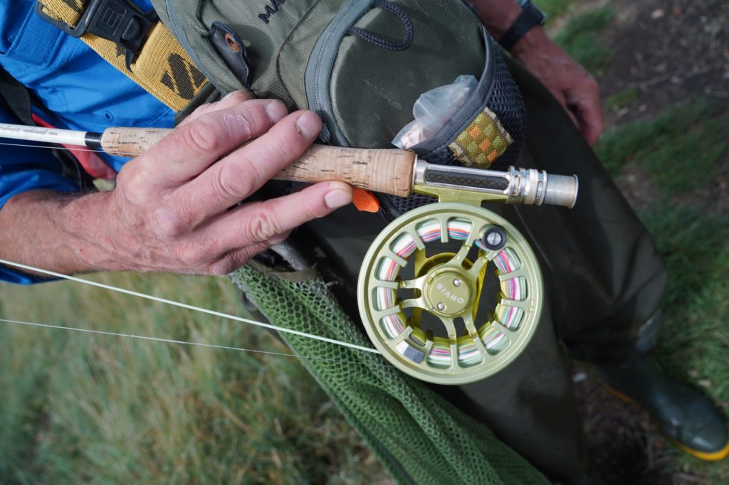 saltwater fly set up
