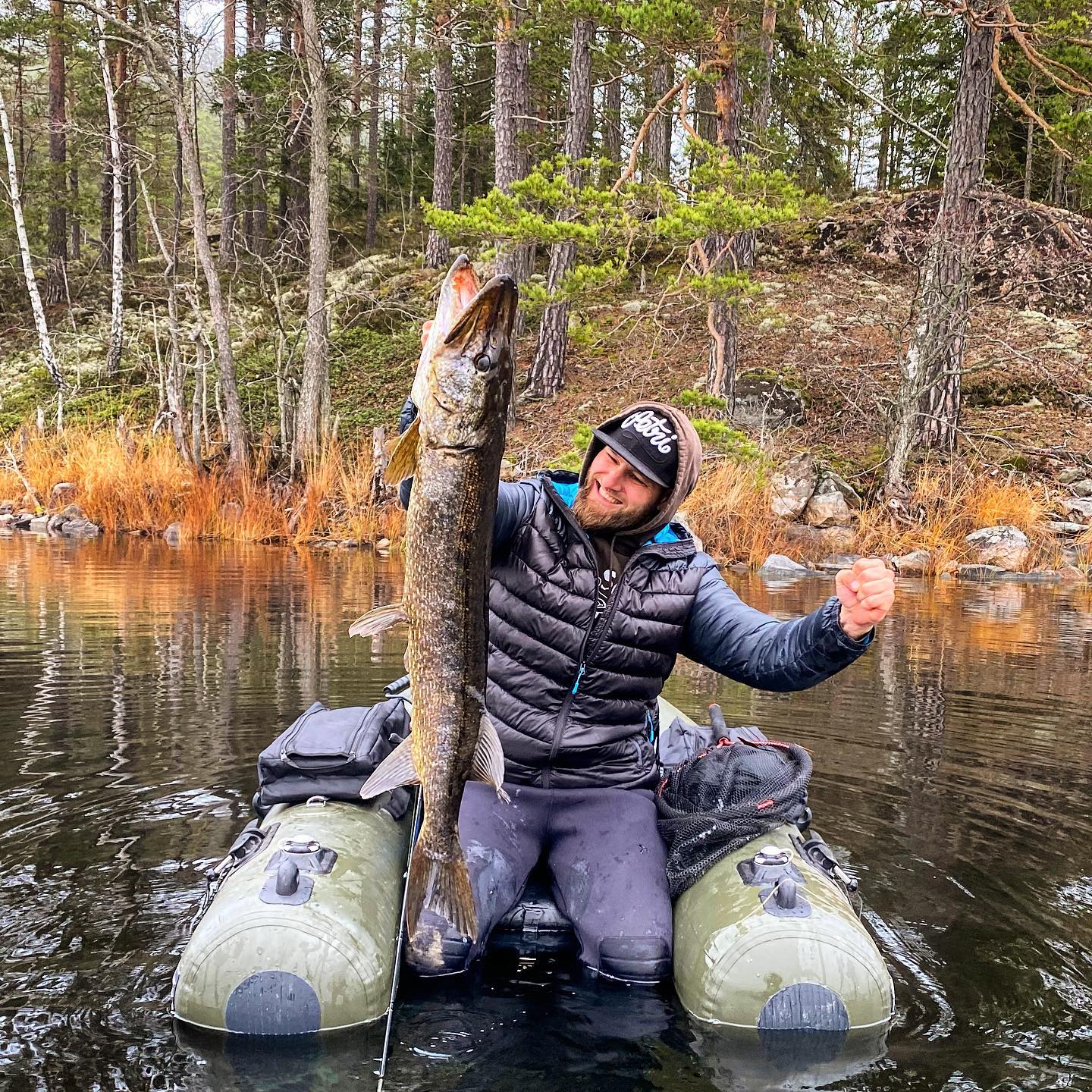 Lure fishing for Pike