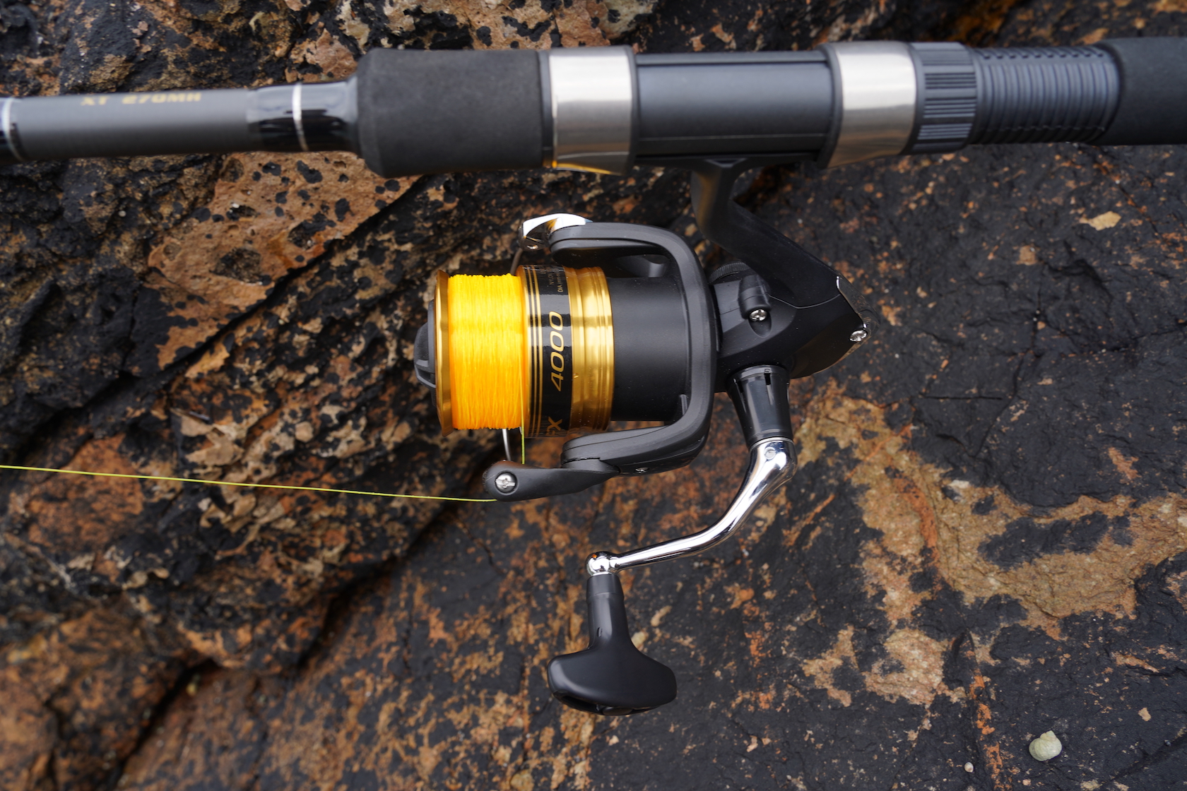 I really want to do more surf based lure fishing, but these lovely smooth Japanese  spinning reels don't like being dunked at all - so I've got a Penn Slammer  III 3500