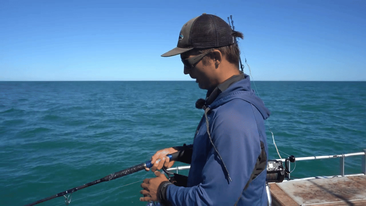 baseball fishing pole gif Orvis Men's DriCast 1/4-Zip Pullover Shirt in Blue Mist Jigging Rods - find the
